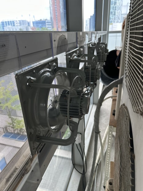동탄2 빌딩 실외기실 환풍기 설치 10